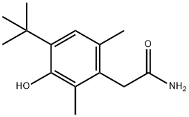 4-tert-Butyl-2,6-dimethyl-3-hydroxyphenylacetamide
(Oxymetazoline hydrochloride impurity) Structure