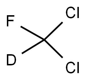 DICHLOROFLUOROMETHANE-D Structure