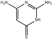 2,4-DIAMINO-6-MERCAPTOPYRIMIDINE Structure