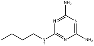 2-N-BUTYLAMINO-4,6-DIAMINO-1,3,5-TRIAZINE Structure