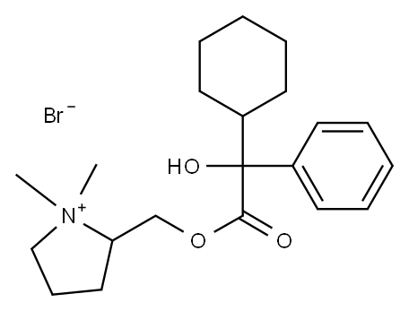 oxypyrronium bromide Structure