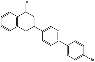 3-(4'-Bromo[1,1'-biphenyl]-4-yl)-1,2,3,4-tetrahydro-1-naphthalenol Structure