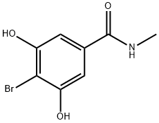 4-Bromo-3,5-dihydroxy-N-methylbenzamide Structure