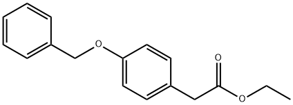 4-BENZYLOXYPHENYLACETIC ACID ETHYL ESTER Structure