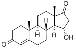 5α-Hydroxyandrostenedione Structure