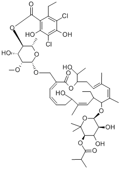 Tiacumicin B Structure