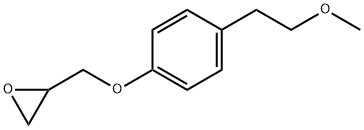 [[p-(2-methoxyethyl)phenoxy]methyl]oxirane  Structure