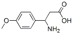 3-Amino-3-(4-methoxyphenyl)propionic acid Structure
