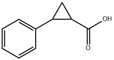 2-PHENYL-CYCLOPROPANECARBOXYLIC ACID Structure