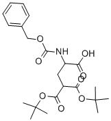 Z-DL-GLA(OTBU)2-OH Structure
