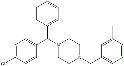 Meclozine Structure
