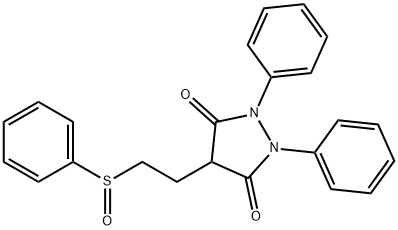 (+/-)-Sulfinpyrazone  Structure