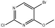 5-BROMO-2-CHLORO-4-METHOXYPYRIMIDINE Structure