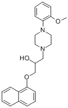 Naftopidil dihydrochloride Structure