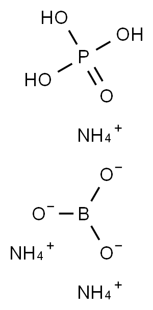 Ammonium borate phosphate Structure