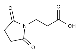 3-(2,5-dioxopyrrolidin-1-yl)propanoic acid Structure