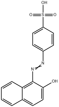 4-[(2-hydroxy-1-naphthyl)azo]benzenesulphonic acid Structure