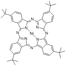 (TETRA-T-BUTYLPHTHALOCYANINATO)NICKEL(II) Structure