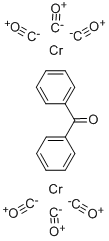 CHROMIUM, HEXACARBONYL[M-[(1,2,3,4,5,6-ETA:1',2',3',4',5',6'-ETA)-DIPHENYLMETHANONE]]DI- Structure
