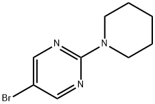 5-Bromo-2-(piperidin-1-yl)pyrimidine Structure