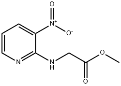 methyl 2-[(3-nitropyridin-2-yl)amino]acetate Structure