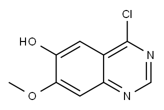 6-Quinazolinol, 4-chloro-7-methoxy- Structure