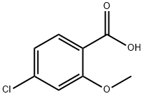 4-Chloro-2-methoxybenzoic acid Structure