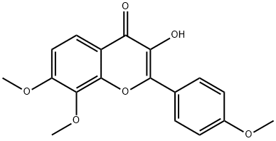 3-Hydroxy-4',7,8-trimethoxyflavone Structure