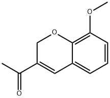 1-(8-METHOXY-2H-CHROMEN-3-YL)-1-ETHANONE Structure
