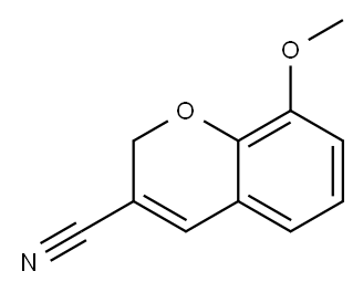8-METHOXY-2H-CHROMENE-3-CARBONITRILE Structure