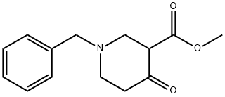 1-BENZYL-3-METHOXYCARBONYL-4-PIPERIDONE Structure