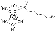 (6-BROMO-1-OXOHEXYL)FERROCENE Structure