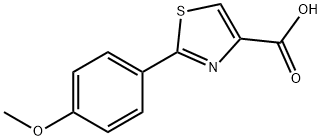 2-(4-METHOXYPHENYL)-1,3-THIAZOLE-4-CARBOXYLIC ACID Structure
