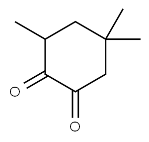 3,5,5-Trimethylcyclohexane-1,2-dione Structure