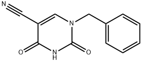 1-BENZYL-2,4-DIOXO-1,2,3,4-TETRAHYDRO-5-PYRIMIDINECARBONITRILE Structure