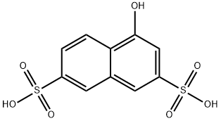1-Naphthol-3,6-disulfonic acid Structure