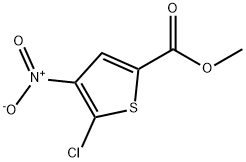 5-CHLORO-4-NITROTHIOPHENE-2-CARBOXYLIC ACID METHYL ESTER Structure