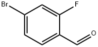 4-Bromo-2-fluorobenzaldehyde Structure