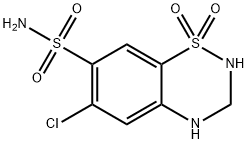 Hydrochlorothiazide Structure