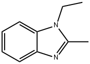 N-Ethyl-2-methylbenzimidazole Structure