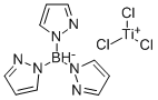 HYDROTRIS(1-PYRAZOLYLBORATO)TRICHLOROTITANIUM (IV) Structure