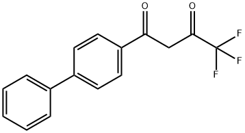 1-(4-BIPHENYLYL)-4,4,4-TRIFLUORO-1,3-BUTANEDIONE Structure