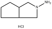 3-Amino-3-azabicyclo[3.3.0]octane hydrochloride Structure