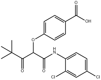 2-(4-CARBOXYPHENOXY)-2-PIVALOYL-2',4'-DICHLOROACETANILIDE Structure