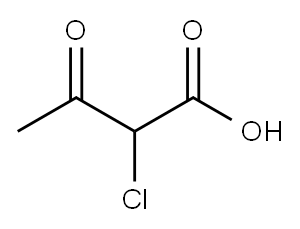 Butanoic acid, 2-chloro-3-oxo- Structure