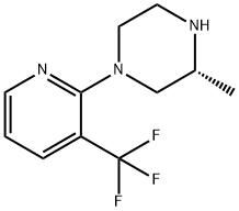 (R)-3-METHYL-1-[3-(TRIFLUOROMETHYL)PYRIDIN-2-YL]PIPERAZINE Structure
