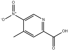 4-METHYL-5-NITRO-2-PYRIDINECARBOXYLIC ACID Structure
