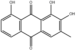 1,2,8-TRIHYDROXY-3-METHYLANTHRAQUINONE Structure