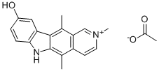 elliptinium acetate Structure