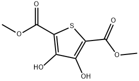 3,4-Dihydroxy-thiophene-2,5-dicarboxylic acid dimethyl ester Structure